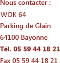contact cook asie bayonne