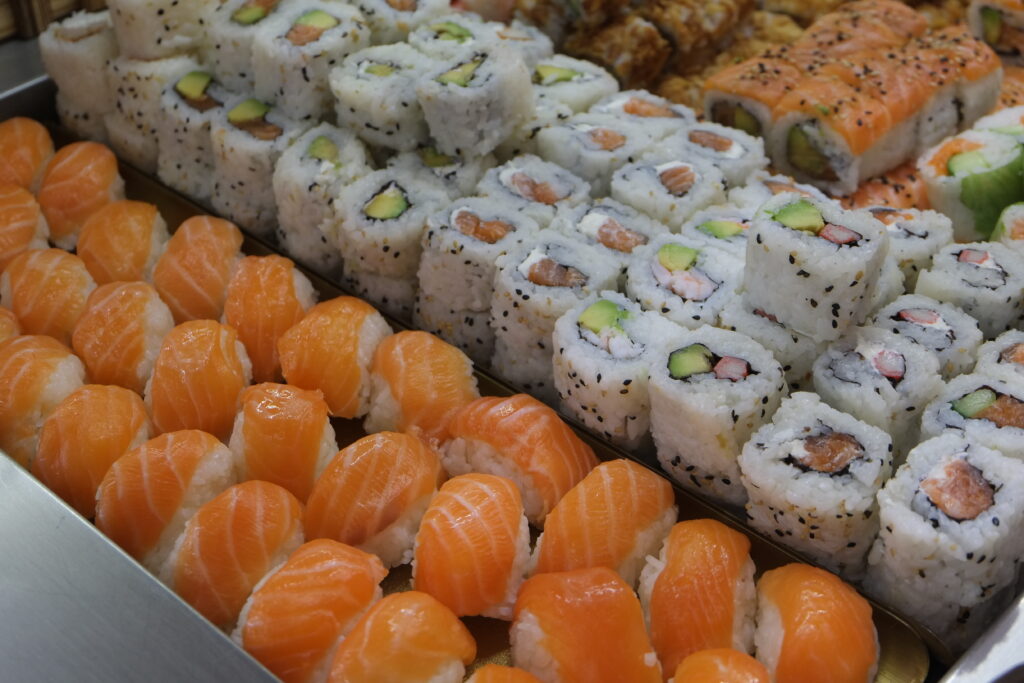 Sushis et makis du buffet